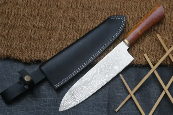 12" Handmade Damascus Stainless Steel Chef Knife Galaxy Gold Handle, VG 72 Layer Cooking Knife